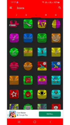 Colorful Nbg Icon Pack Free android App screenshot 0