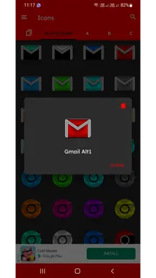 Colorful Nbg Icon Pack Free android App screenshot 1